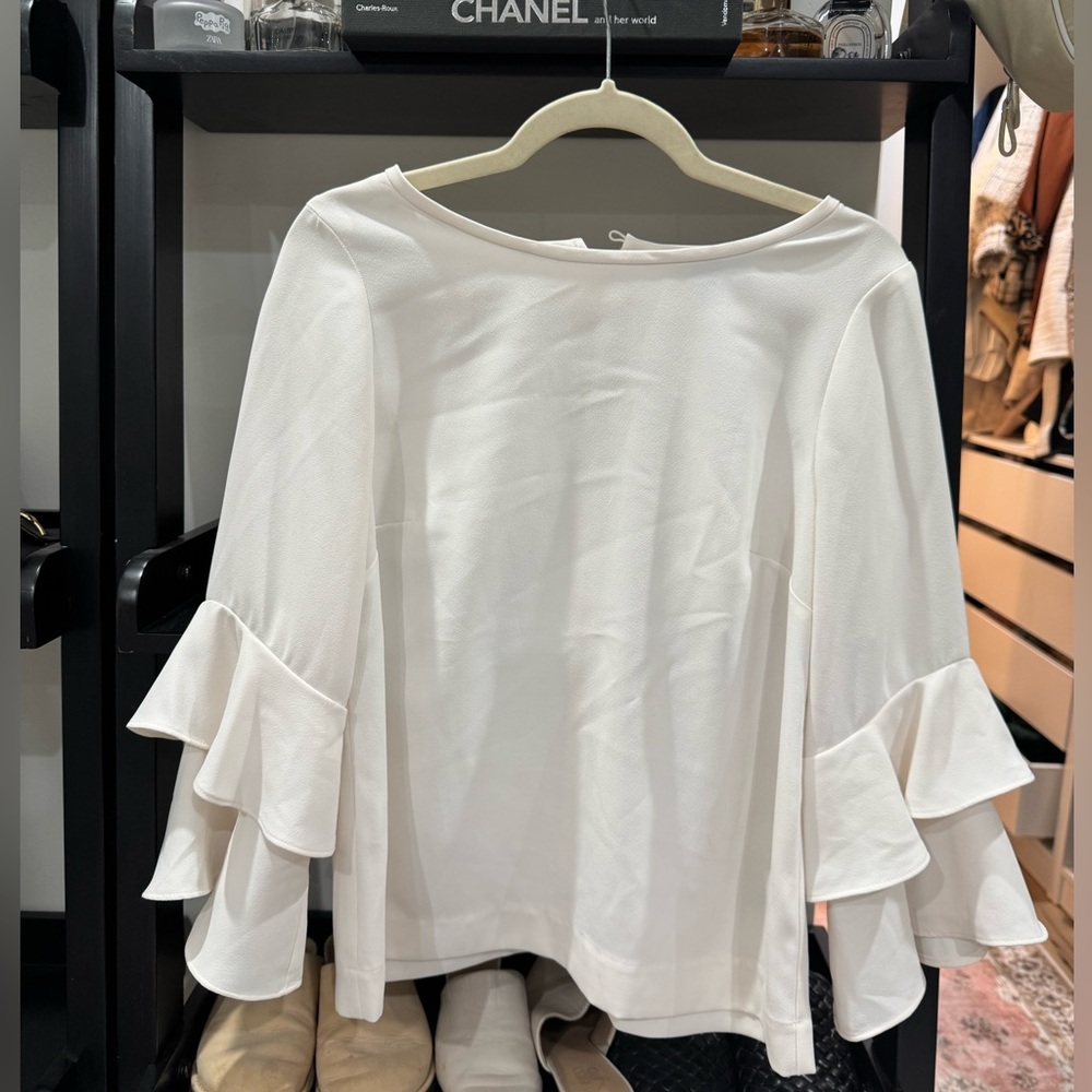 Elegant White JCrew Top